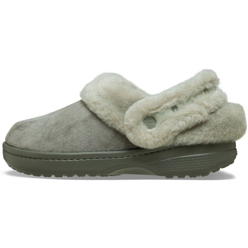Crocs™ Classic Unfurgettable Vegan Suede Clog Galactic Grey