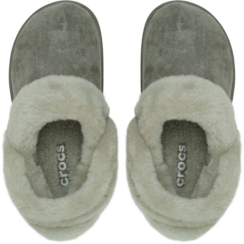 Crocs™ Classic Unfurgettable Vegan Suede Clog Galactic Grey