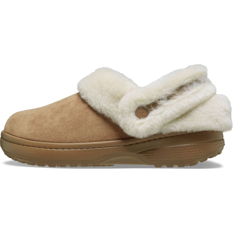 Crocs™ Classic Unfurgettable Vegan Sueded Clog Sepia