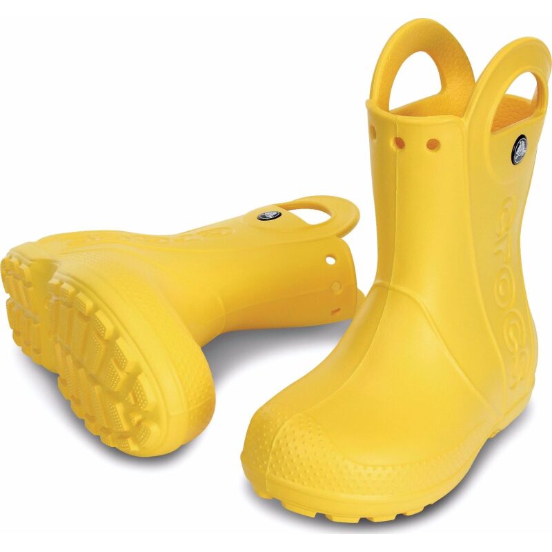 Crocs™ Kids' Handle It Rain Boot Dzeltena