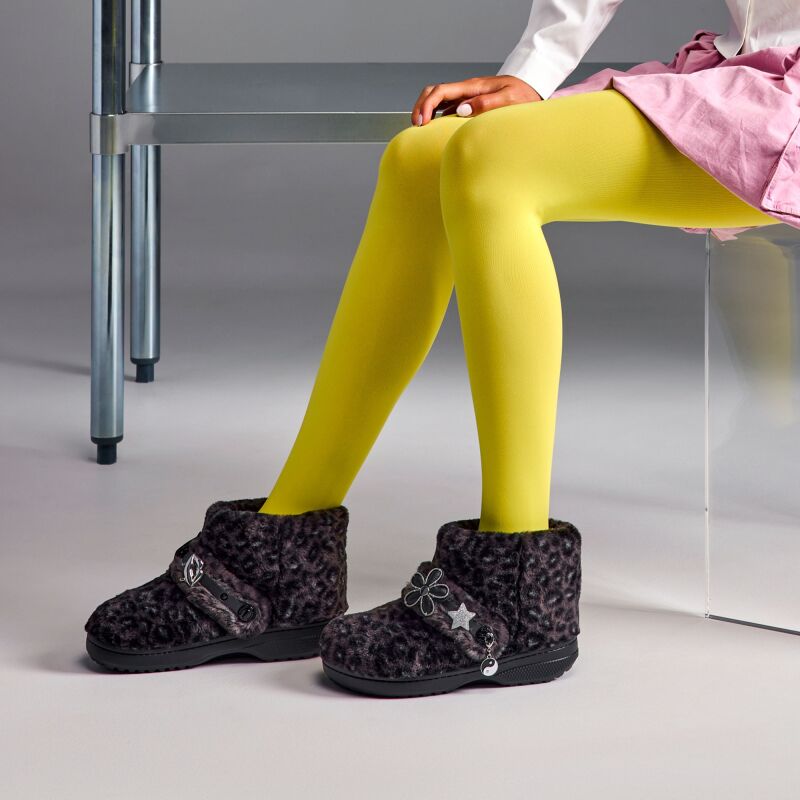 Crocs™ Classic Unfurgettable Black/Leopard