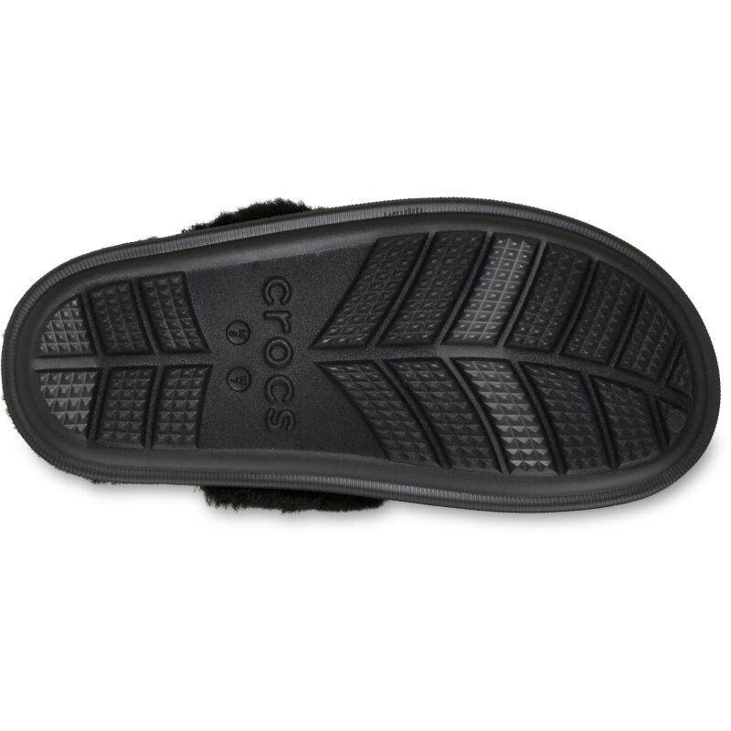 Crocs™ Classic Fuzz Scuff Black