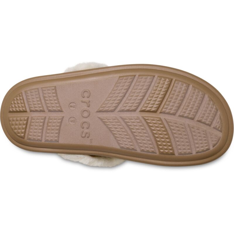 Crocs™ Classic Fuzz Scuff Sepia