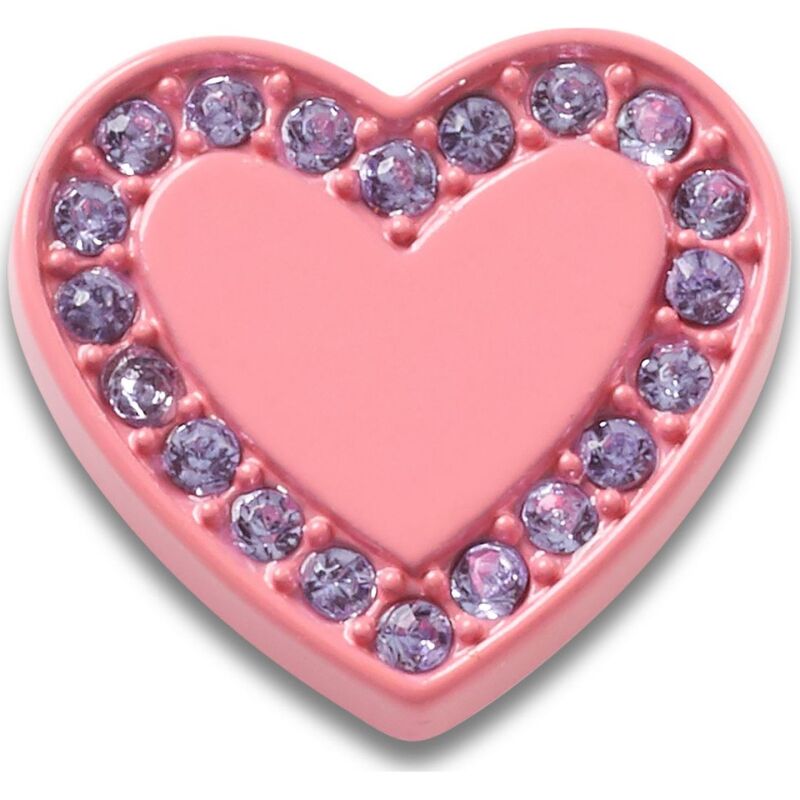 Crocs™ Jibbitz Pink Enamel Heart Gem 