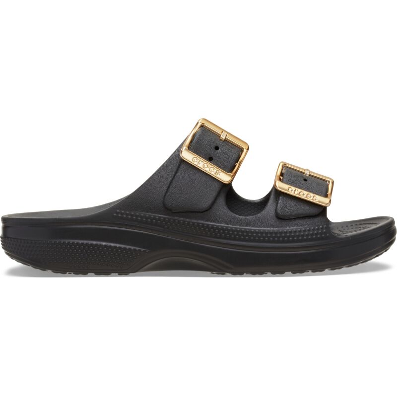 Crocs™ Saturday Metallic Buckle Sandal Women's Black