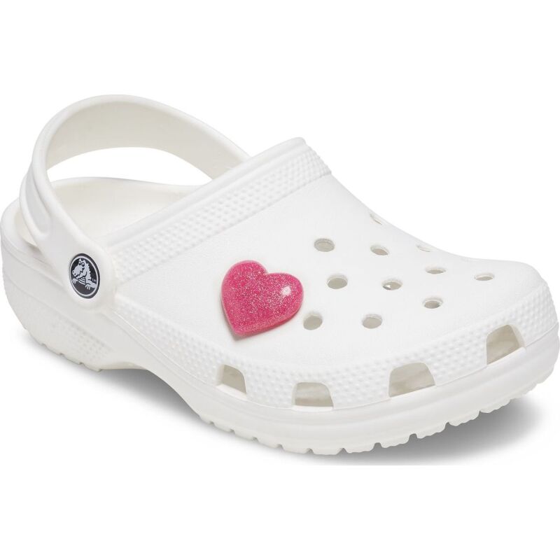 Crocs™ Jibbitz Pink 3D Glitter Heart 