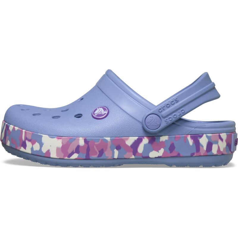 Crocs™ Crocband Glow Confetti Band Clog Kids' Blue Haze/Multi