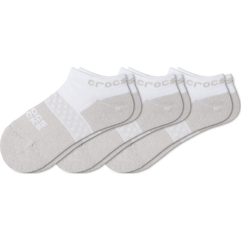Crocs™ Kid's Low Ever 3-Pack Socks White