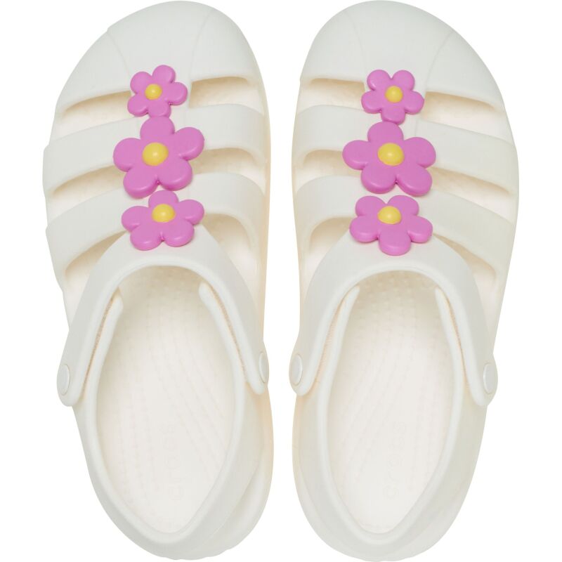 Crocs™ Classic Flower Fisherman Kid's Chalk
