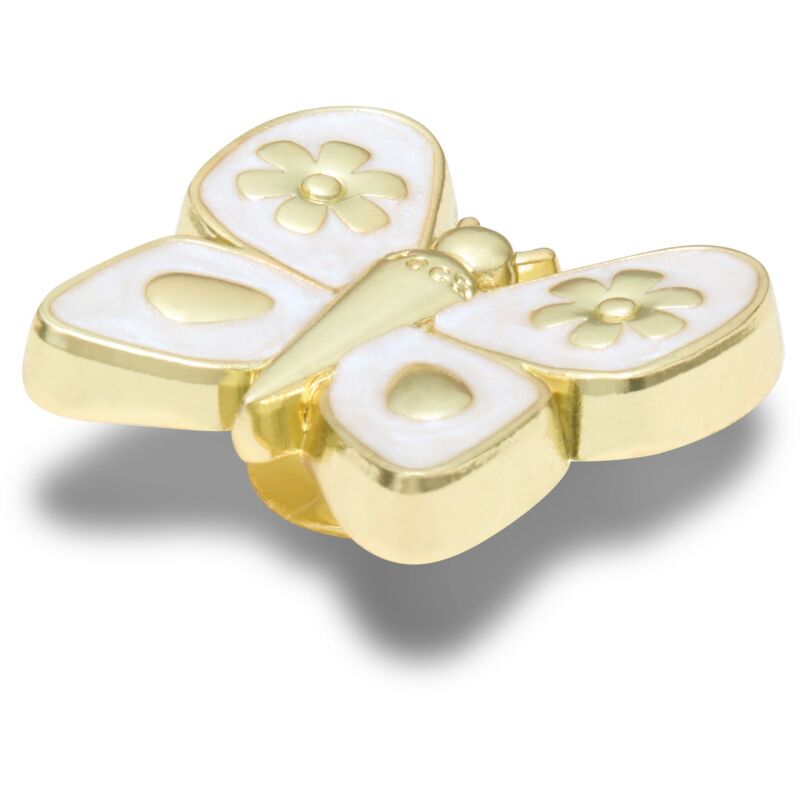 Crocs™ Jibbitz Gold Pearlized Butterfly 