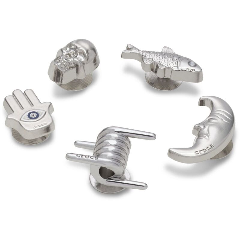 Crocs™ Jibbitz Silver Junk Drawer 5 Pack 