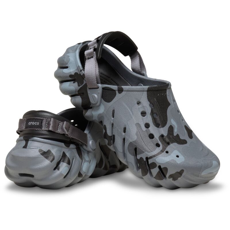 Crocs™ Echo Duck Camo Clog Charcoal/Black