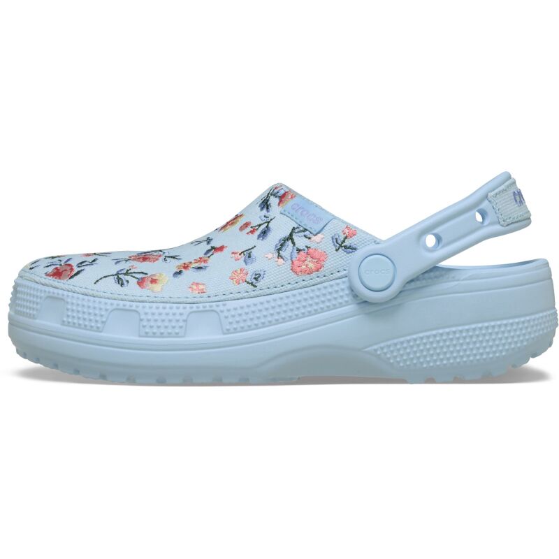 Crocs™ Classic Crafted Floral Clog Blue Frost