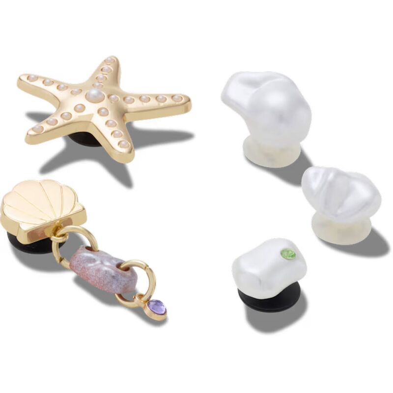 Crocs™ Jibbitz Gold Sea 5 Pack 