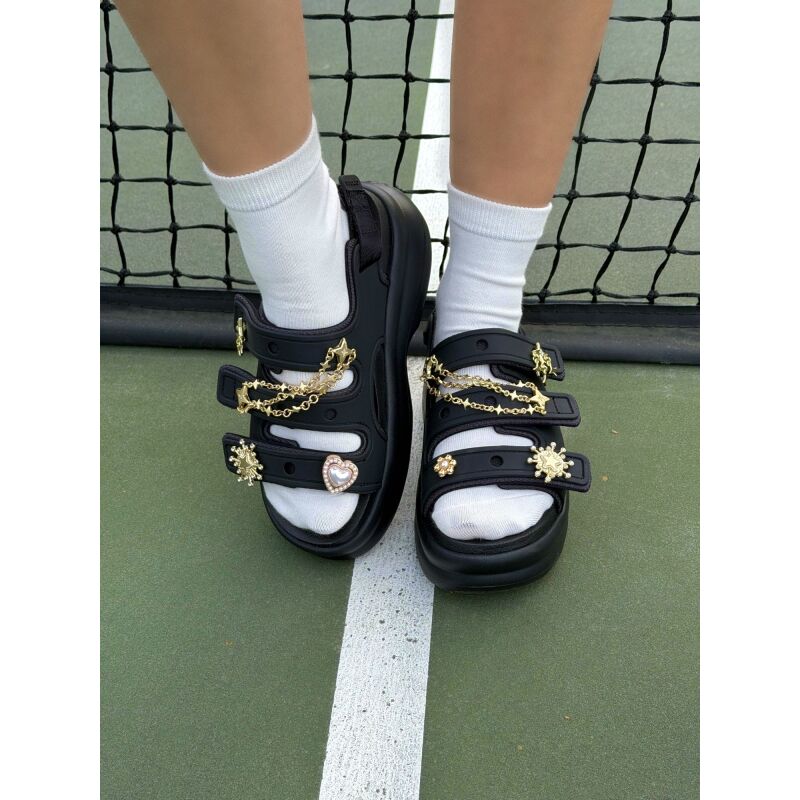 Crocs™ Soho Frosted Sport Sandal Women's Black