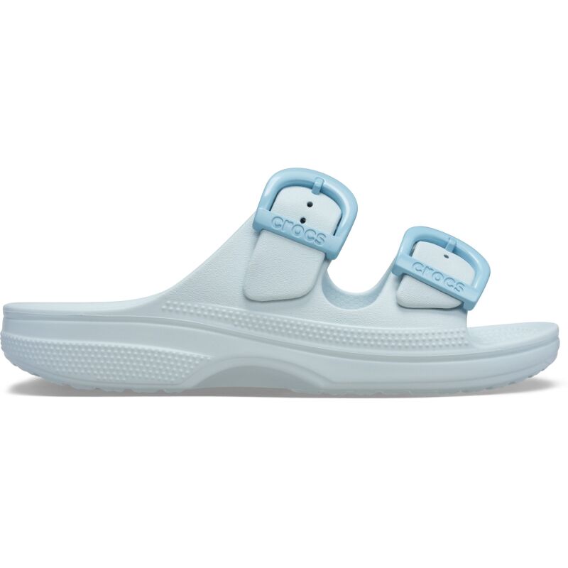 Crocs™ Saturday Enamel Buckle Sandal Women's Vapor Ice