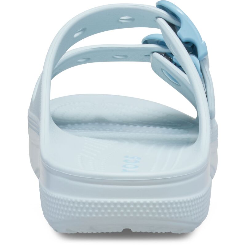 Crocs™ Saturday Enamel Buckle Sandal Women's Vapor Ice