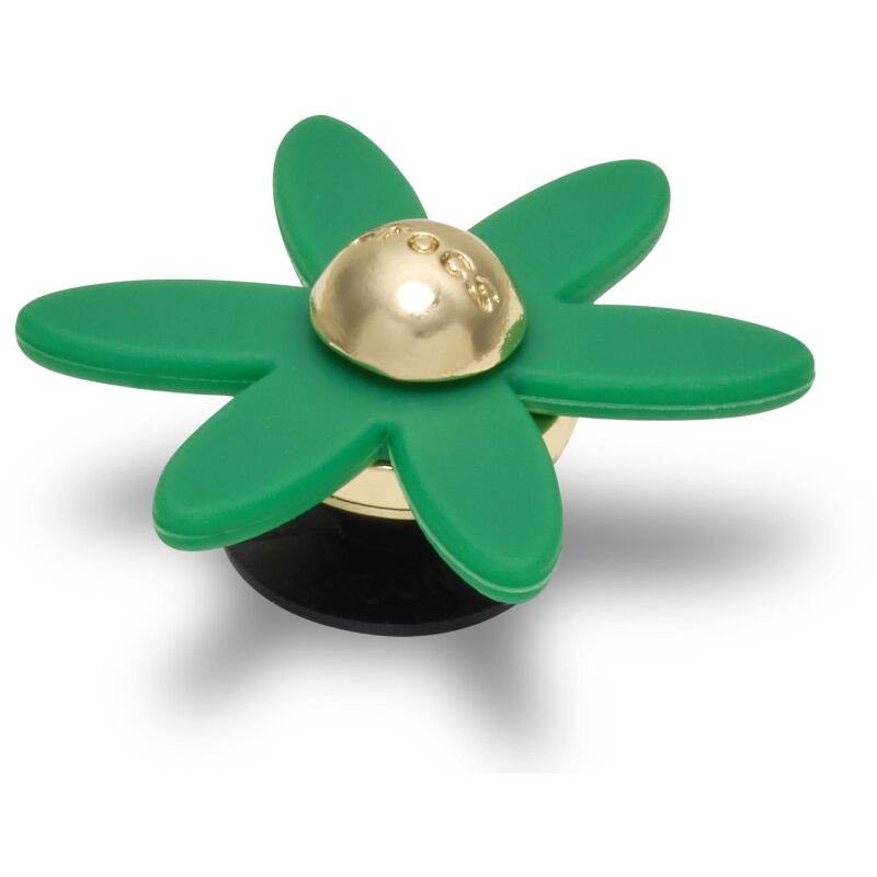 Crocs™ Jibbitz Retro Green Spinner Flower 