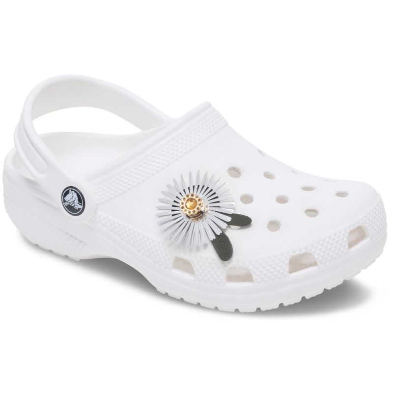 Crocs™ Jibbitz Silver Sequin Flower 