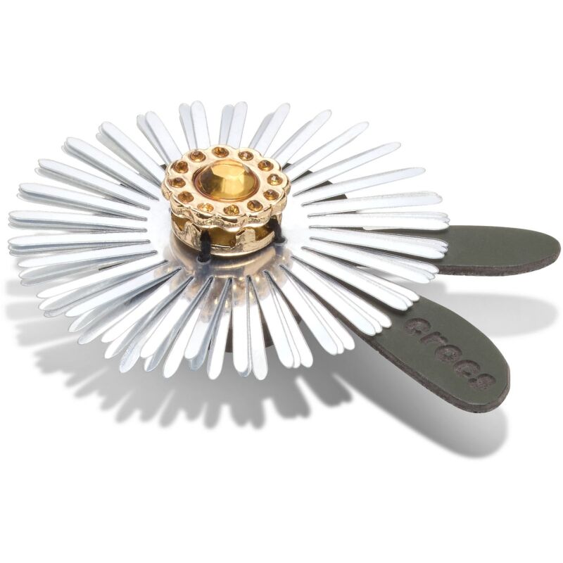 Crocs™ Jibbitz Silver Sequin Flower 