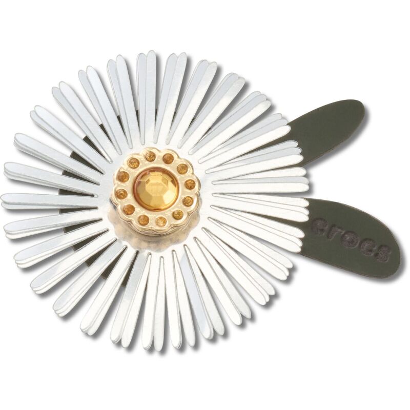 Crocs™ Jibbitz Silver Sequin Flower 