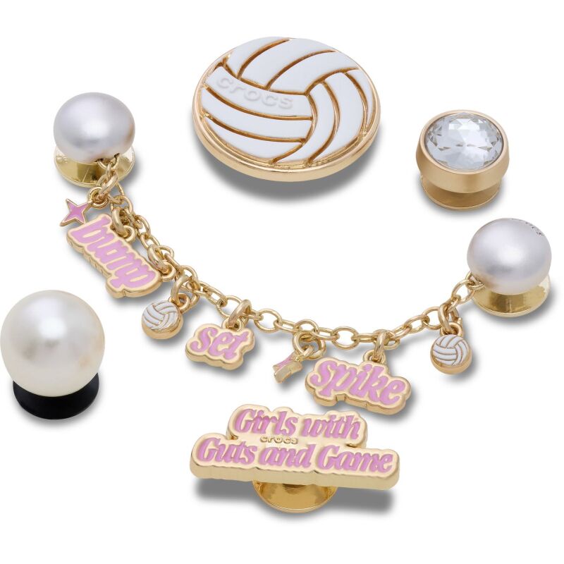 Crocs™ Jibbitz Volleyball Bling 5 Pack 