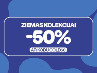 50% atlasītai ziemas kolekcijai