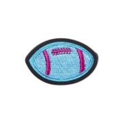 Crocs™ Jibbitz Neon Football Varsity Patch 
