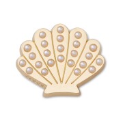 Crocs™ Jibbitz Gold And Pearl Seashell 