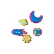 Crocs™ Jibbitz Lights Up Neon Planets 5 Pack 