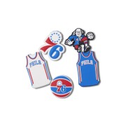 Crocs™ Jibbitz Nba Philadelphia 76Ers 5 Pack 