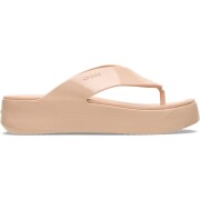 Crocs™ Getaway Platform Patent Flip Pink Caramel