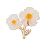 Crocs™ Jibbitz White Floral Blossom 