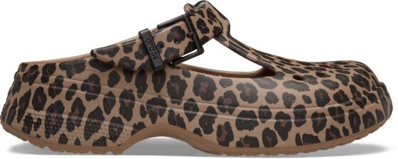 Crocs™ Classic Mary Jane Animal Clog Sepia/Leopard