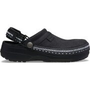 Crocs™ Classic Crafted Vegan Suede Stitch Black