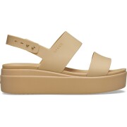 Crocs™ Brooklyn Low Wedge Womens Cashew/Cashew