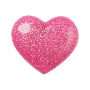 Crocs™ Jibbitz Pink 3D Glitter Heart 