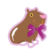 Crocs™ Jibbitz Coquette Capybara 