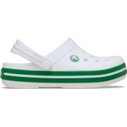 Crocs™ Crocband Clog Kid's 207005 White/Green Ivy