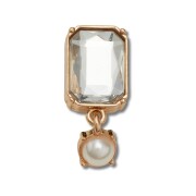 Crocs™ Jibbitz Gold Pearl Dangle 