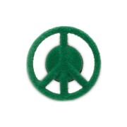Crocs™ Jibbitz Grass Textured Peace Sign 