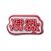 Crocs™ Jibbitz Yes Girl You Can 