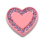 Crocs™ Jibbitz Pink Enamel Heart Gem 