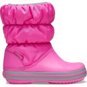 Crocs™ Kids Winter Puff Boot Electric Pink/Light Grey