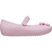 Crocs™ Brooklyn Bow Mary Jane Flat Ballerina Pink
