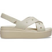 Crocs™ Brooklyn 4U Cross Strap Sandal Frappe