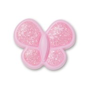 Crocs™ Jibbitz Tiny Pink Glitter Butterfly 