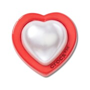 Crocs™ Jibbitz Red And Pearl Heart 