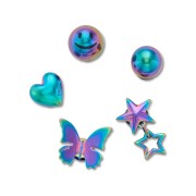 Crocs™ Jibbitz Iridescent Meta 5 Pack 