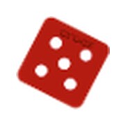 Crocs™ Jibbitz Red Dice 